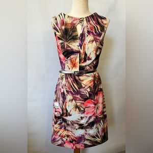 Connected Apparel floral Shift style Dress